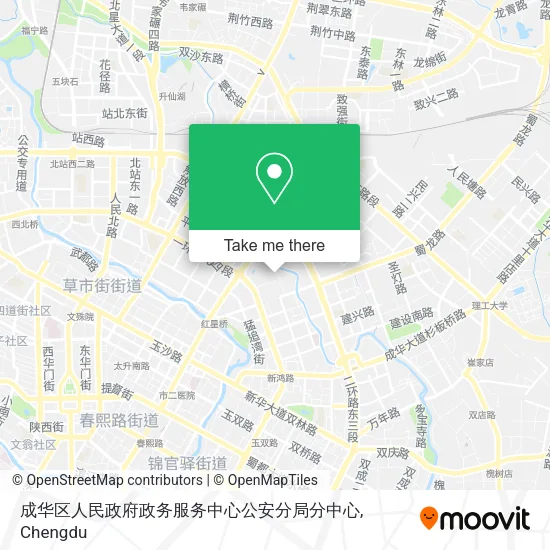 成华区人民政府政务服务中心公安分局分中心 map