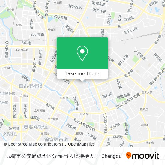 成都市公安局成华区分局-出入境接待大厅 map