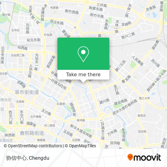 协信中心 map