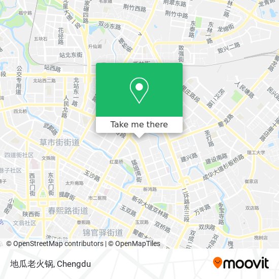 地瓜老火锅 map