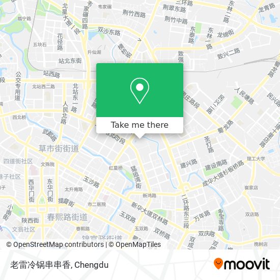 老雷冷锅串串香 map
