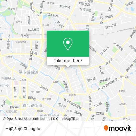 三峡人家 map