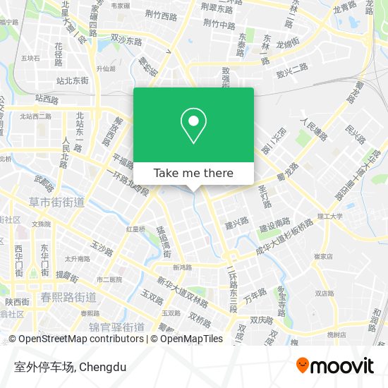 室外停车场 map