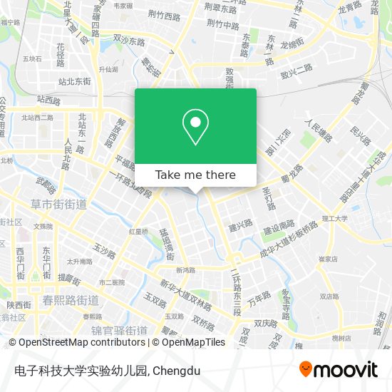 电子科技大学实验幼儿园 map