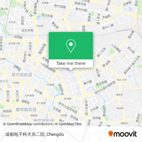 成都电子科大东二院 map