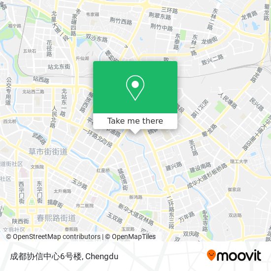 成都协信中心6号楼 map