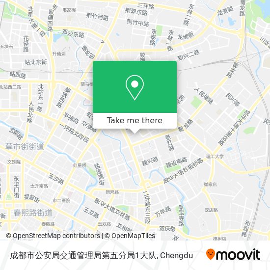 成都市公安局交通管理局第五分局1大队 map