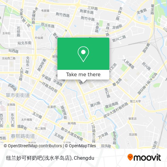 纽兰妙可鲜奶吧(浅水半岛店) map