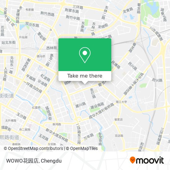 WOWO花园店 map