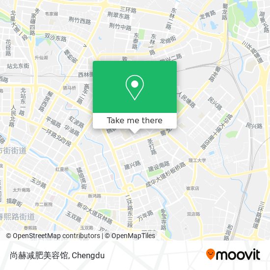 尚赫减肥美容馆 map