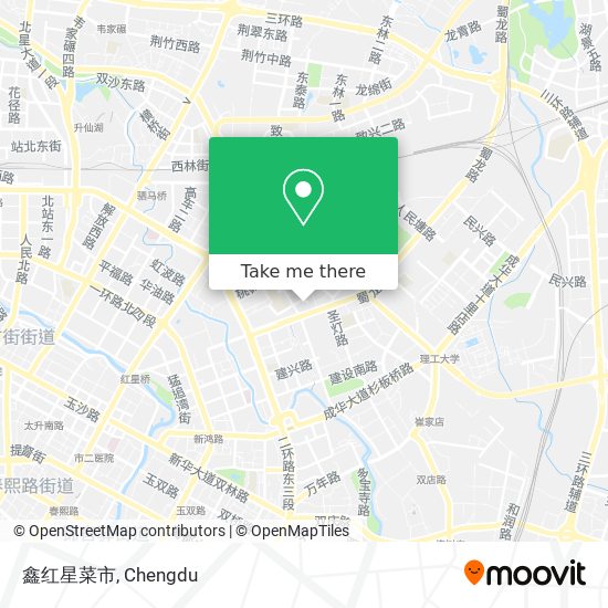 鑫红星菜市 map