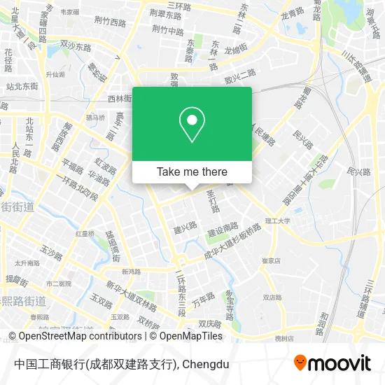 中国工商银行(成都双建路支行) map