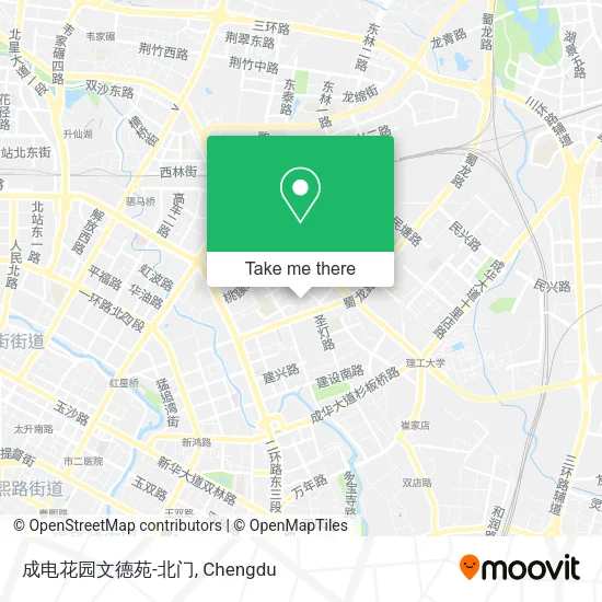 成电花园文德苑-北门 map
