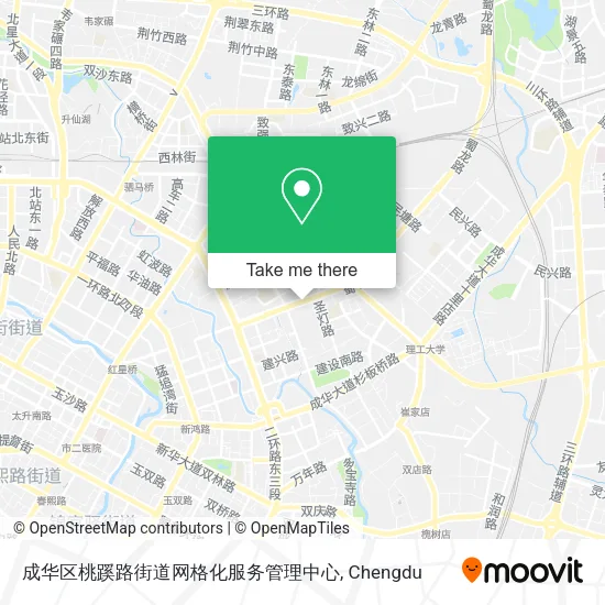 成华区桃蹊路街道网格化服务管理中心 map