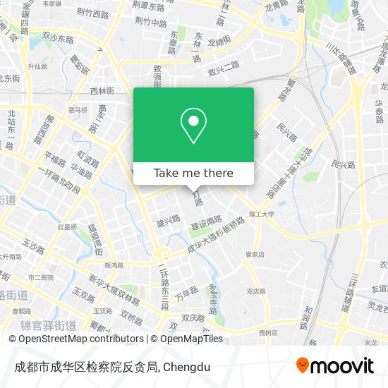 成都市成华区检察院反贪局 map