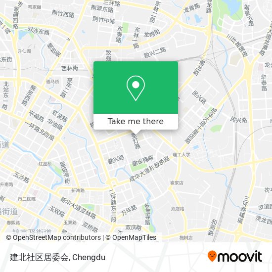 建北社区居委会 map