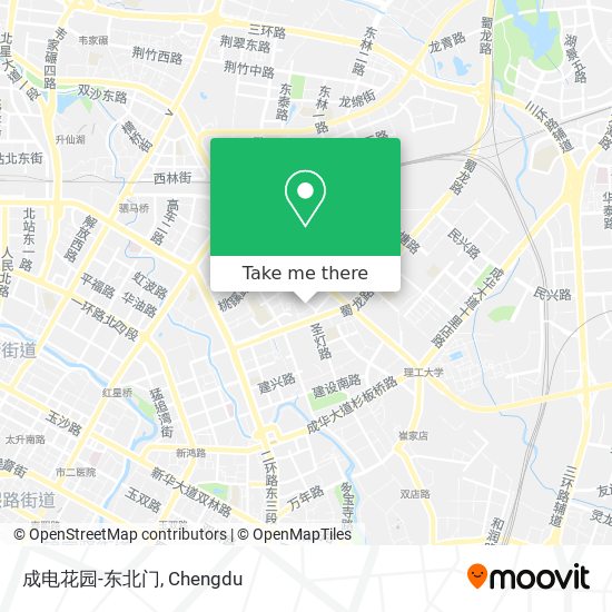 成电花园-东北门 map