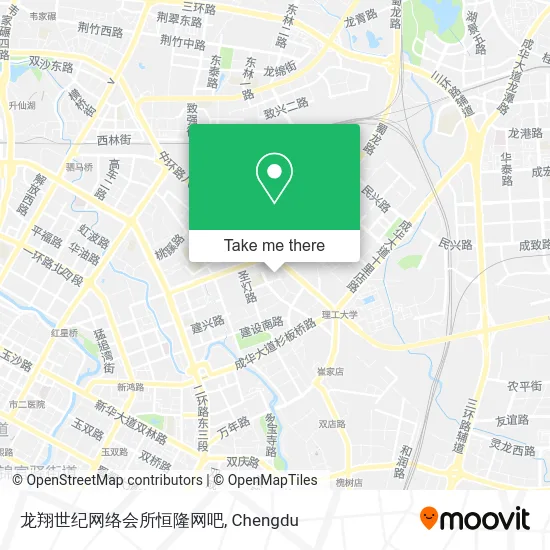 龙翔世纪网络会所恒隆网吧 map