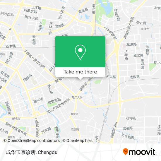 成华玉京诊所 map