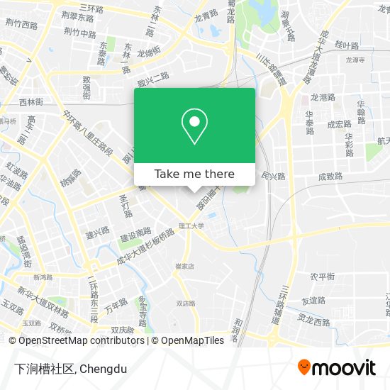 下涧槽社区 map