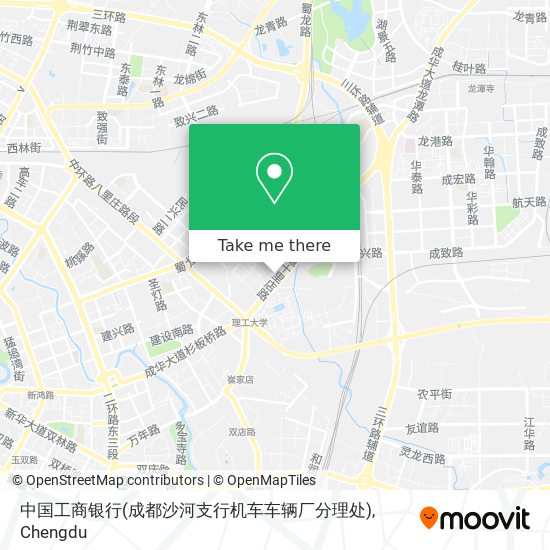 中国工商银行(成都沙河支行机车车辆厂分理处) map