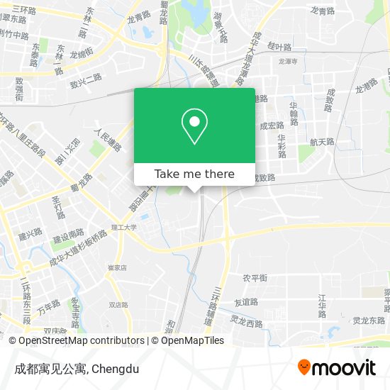 成都寓见公寓 map