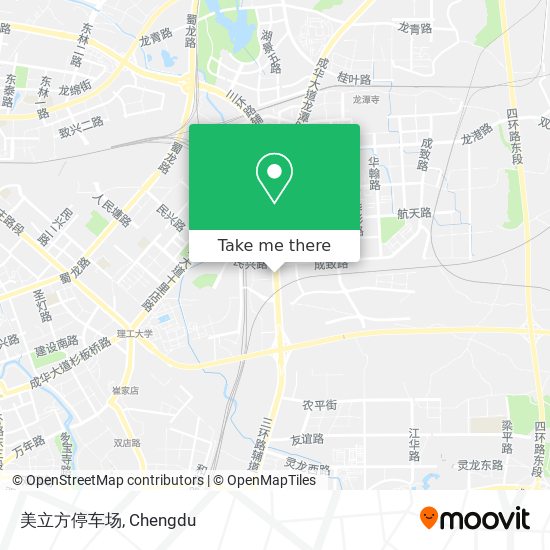 美立方停车场 map