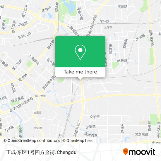 正成·东区1号四方金街 map