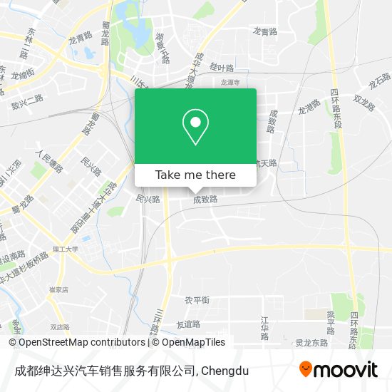 成都绅达兴汽车销售服务有限公司 map
