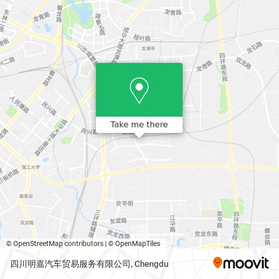 四川明嘉汽车贸易服务有限公司 map