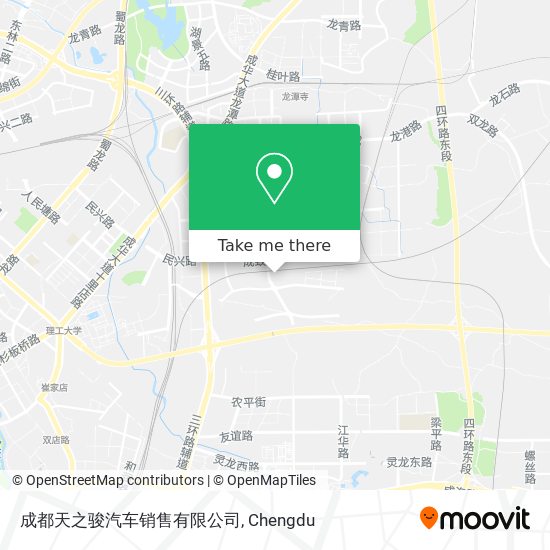 成都天之骏汽车销售有限公司 map