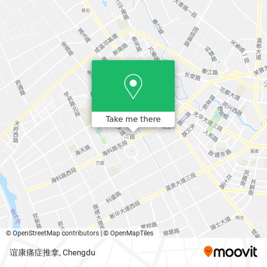 谊康痛症推拿 map