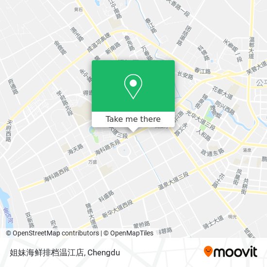 姐妹海鲜排档温江店 map