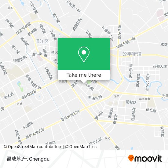 蜀成地产 map