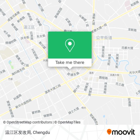 温江区发改局 map