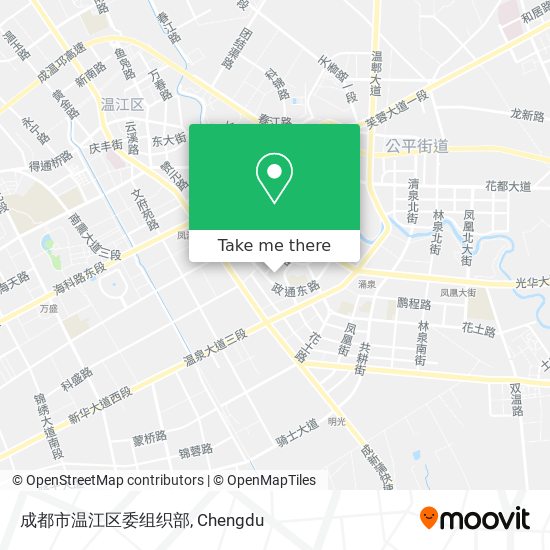 成都市温江区委组织部 map