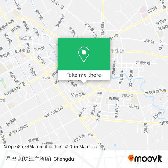 星巴克(珠江广场店) map