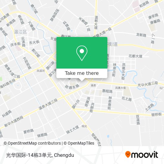 光华国际-14栋3单元 map