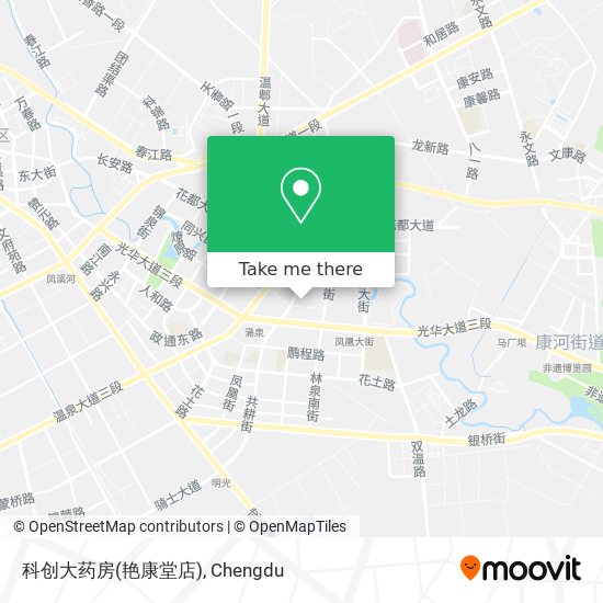 科创大药房(艳康堂店) map