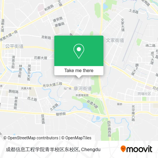 成都信息工程学院青羊校区东校区 map