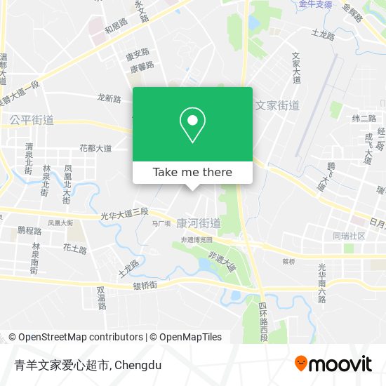 青羊文家爱心超市 map