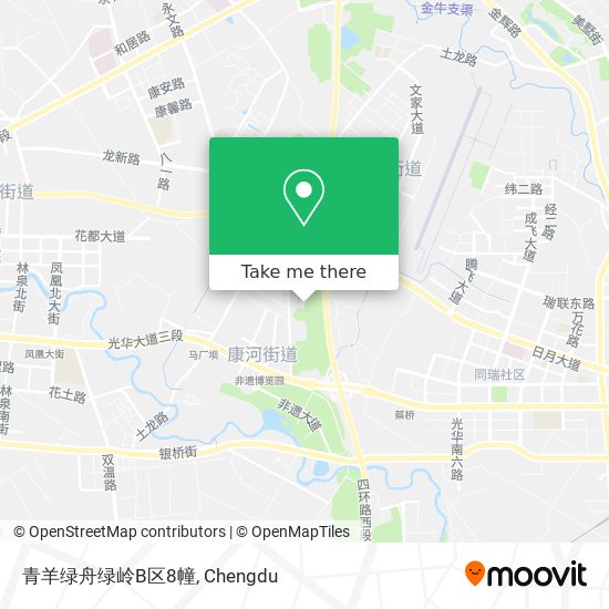 青羊绿舟绿岭B区8幢 map
