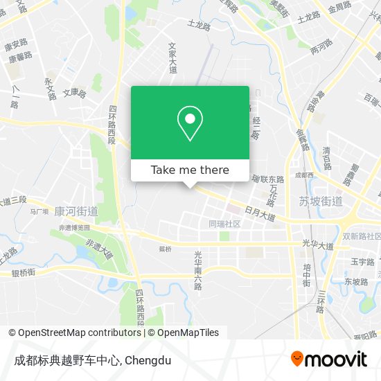 成都标典越野车中心 map