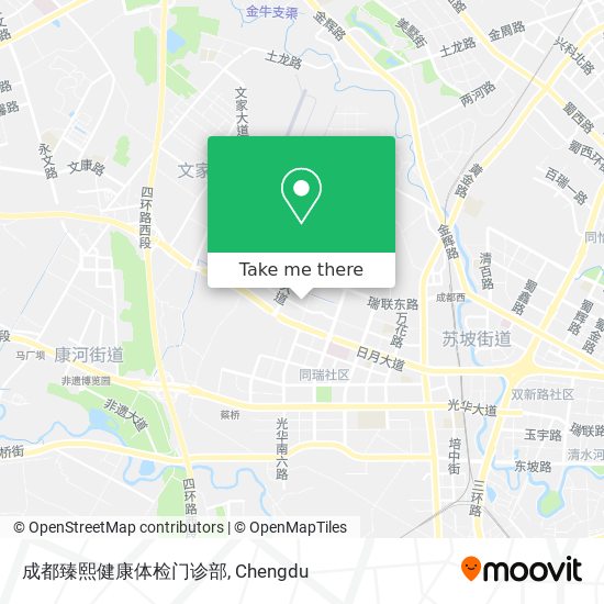 成都臻熙健康体检门诊部 map