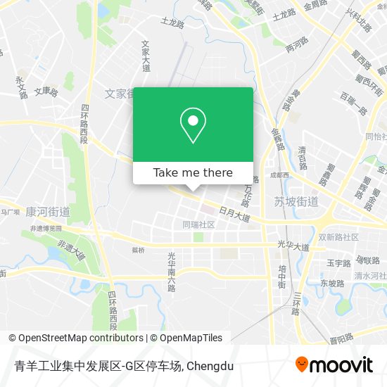 青羊工业集中发展区-G区停车场 map