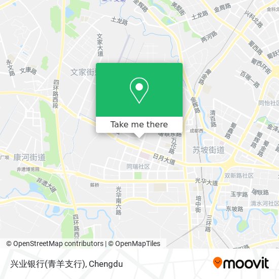 兴业银行(青羊支行) map
