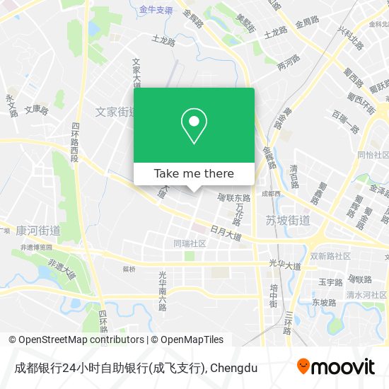 成都银行24小时自助银行(成飞支行) map