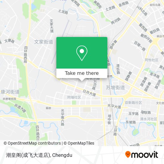 潮皇阁(成飞大道店) map