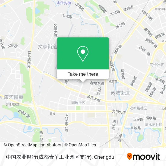 中国农业银行(成都青羊工业园区支行) map