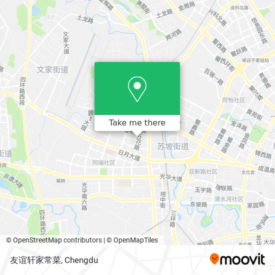 友谊轩家常菜 map